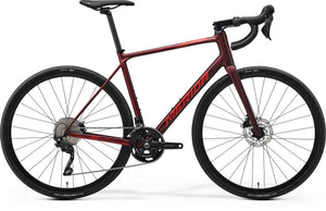 Merida Scultura Endurance GR 500 Gravelbike in Matt Burgundy Red