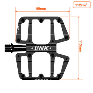 Tatze Flatpedal Link black